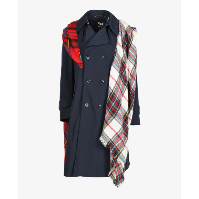 1/OFF Paris Jassen trench x woolen scar 80014724 large