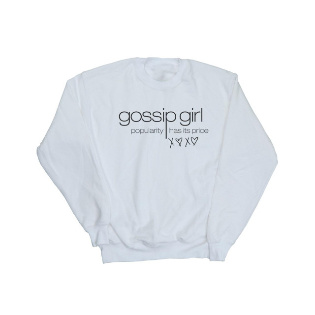 Li-cense Gossip girl dames populariteit heeft zijn prijs sweatshirt UTBI20042_white large