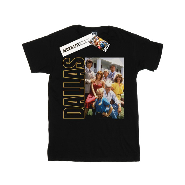 Li-cense Dallas dames ewing familie foto katoenen vriendje t-shirt UTBI20346_black large