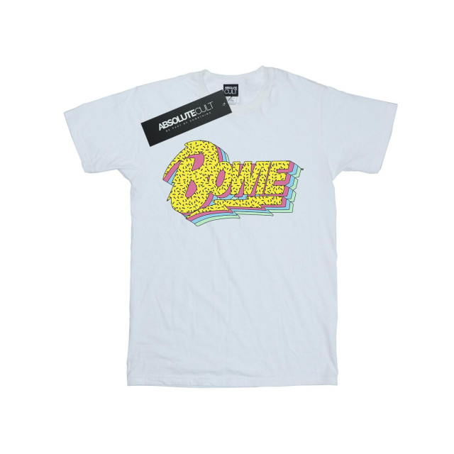 Li-cense David bowie dames moonlight 90s logo katoenen vriend t-shirt UTBI18999_white large