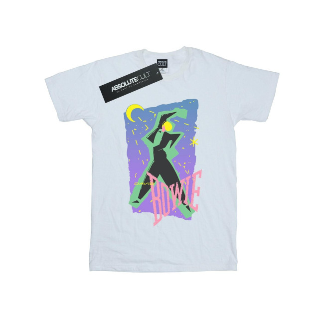Li-cense David bowie dames moonlight dance katoenen vriendje t-shirt UTBI18932_white large