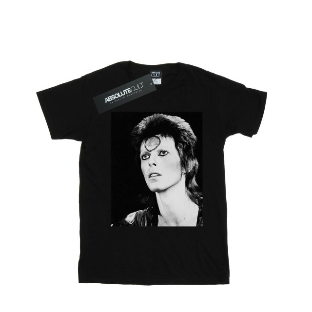 Li-cense David bowie dames ziggy-kijkend katoenen vriendje t-shirt UTBI18886_black large