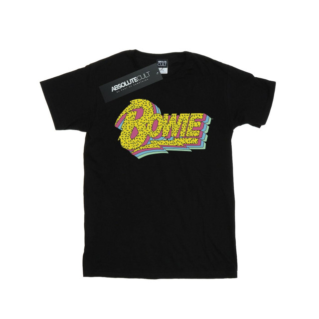 Li-cense David bowie dames moonlight 90s logo katoenen vriend t-shirt UTBI18999_black large