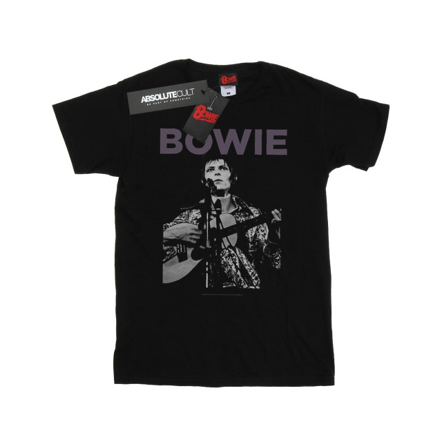 Li-cense David bowie dames rock poster katoenen vriendje t-shirt UTBI18862_black large
