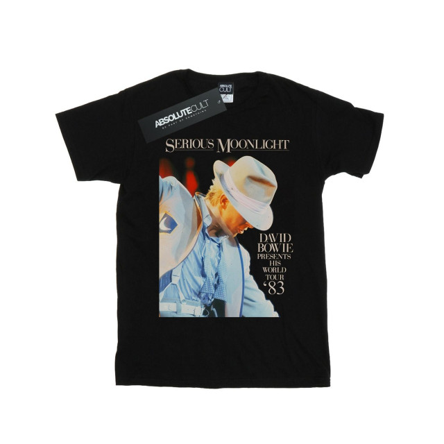 Li-cense David bowie dames serious moonlight katoenen vriendje t-shirt UTBI18931_black large