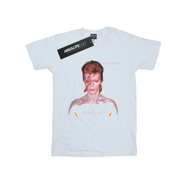 Li-cense David bowie dames aladdin sane versie katoenen vriendje t-shirt UTBI18858_white large