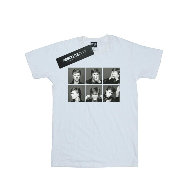 Li-cense David bowie dames fotocollage katoen vriendje t-shirt UTBI18814_white large