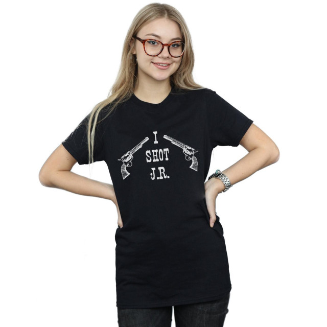 Li-cense Dallas dames i shot j.r. katoenen vriend t-shirt UTBI20366_black large