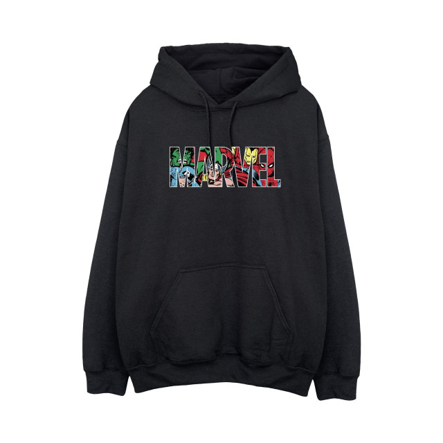 Li-cense Marvel comics dames infill logo hoodie UTBI2019_black large