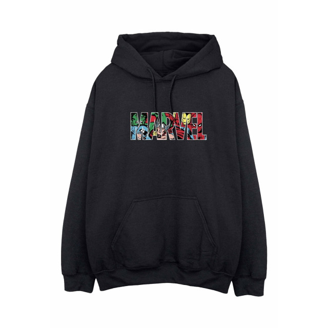 Li-cense Marvel comics heren infill logo hoodie UTBI2010_black large