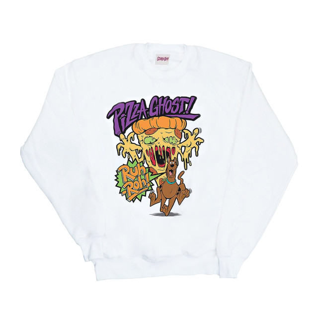 Li-cense Scooby doo heren pizza ghost sweatshirt UTBI2007_white large