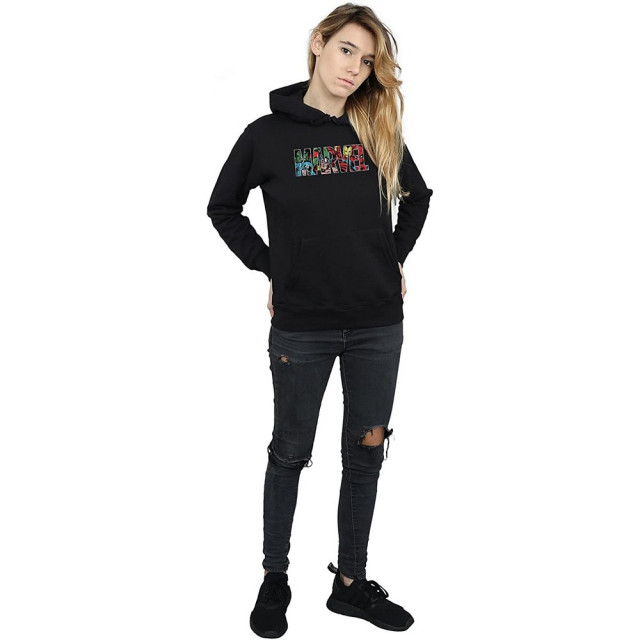 Li-cense Marvel comics dames infill logo hoodie UTBI2019_black large