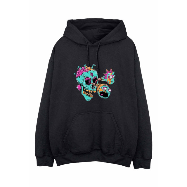 Li-cense Rick and morty unisex oogbal schedel pullover hoodie voor volwassenen UTBI1999_black large