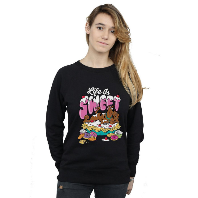 Li-cense Scooby doo dames life is sweet sweatshirt UTBI1992_black large