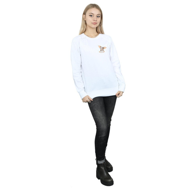 Li-cense Gremlins dames gizmo borst sweatshirt UTBI19973_white large