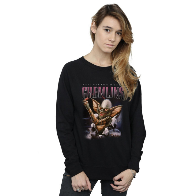 Li-cense Gremlins dames spike montage sweatshirt UTBI19974_black large