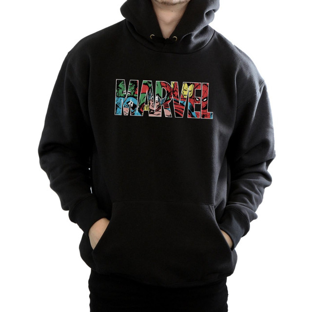 Li-cense Marvel comics heren infill logo hoodie UTBI2010_black large