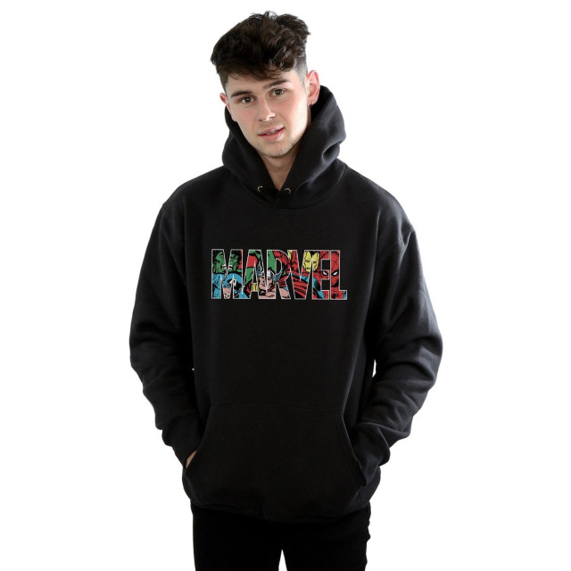 Li-cense Marvel comics heren infill logo hoodie UTBI2010_black large