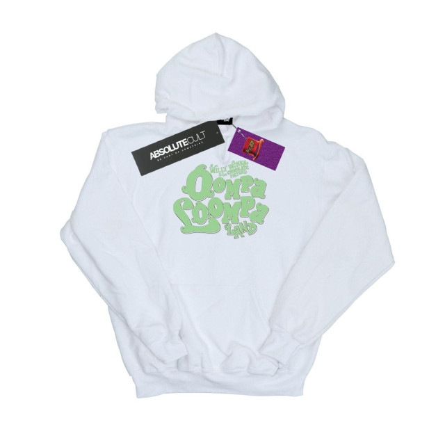 Li-cense Willy wonka and the chocolate factory heren oompa loompa land hoodie UTBI19902_white large