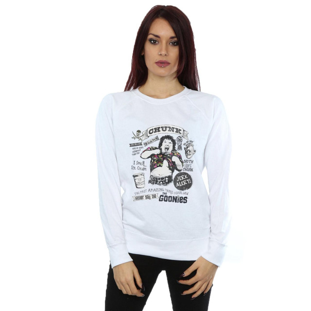 Li-cense The goonies dames chunk jerk alert sweatshirt UTBI19884_white large