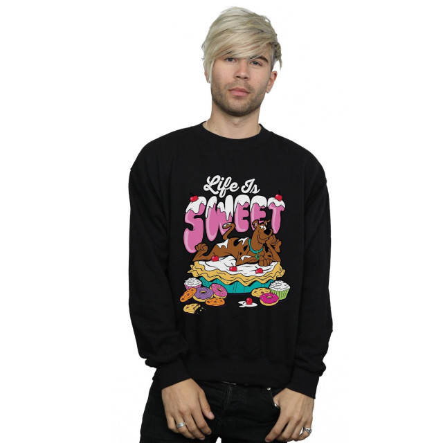 Li-cense Scooby doo heren life is sweet sweatshirt UTBI2000_black large