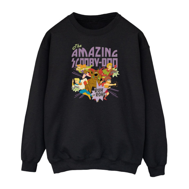 Li-cense Scooby doo heren the amazing scooby sweatshirt UTBI1981_black large