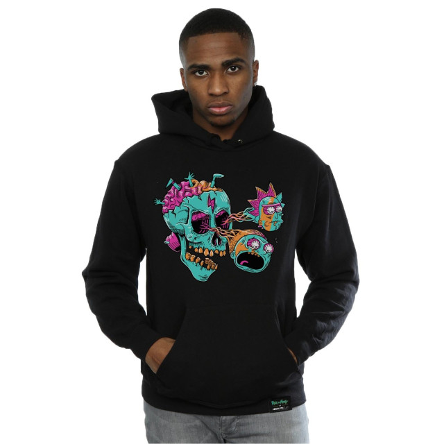 Li-cense Rick and morty unisex oogbal schedel pullover hoodie voor volwassenen UTBI1999_black large