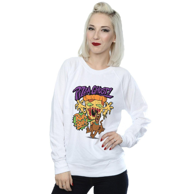 Li-cense Scooby doo dames pizza ghost sweatshirt UTBI2001_white large