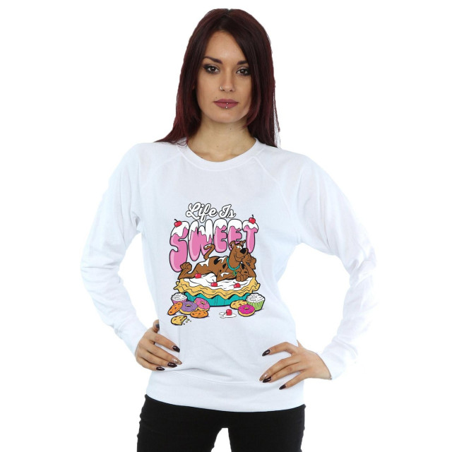 Li-cense Scooby doo dames life is sweet sweatshirt UTBI1992_white large