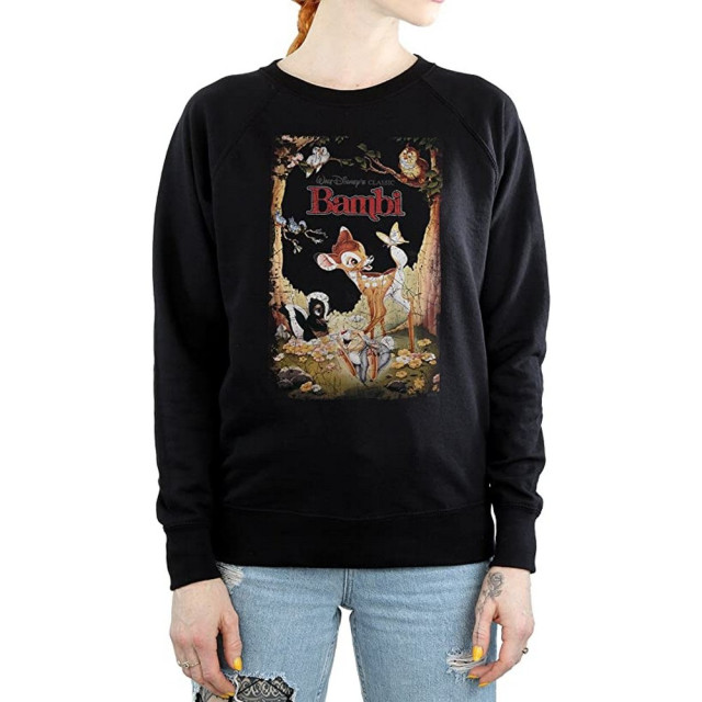 Li-cense Bambi dames retro poster sweatshirt UTBI1959_black large