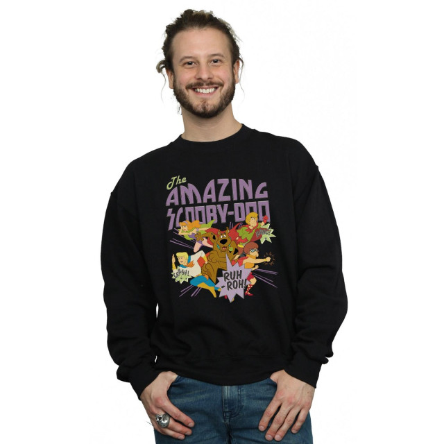 Li-cense Scooby doo heren the amazing scooby sweatshirt UTBI1981_black large