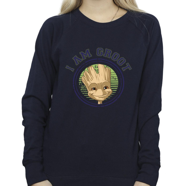 Li-cense Guardians of the galaxy dames groot varsity sweatshirt UTBI19633_navyblue large