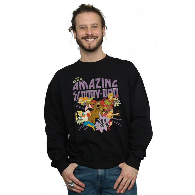 Li-cense Scooby doo heren the amazing scooby sweatshirt UTBI1981_black large