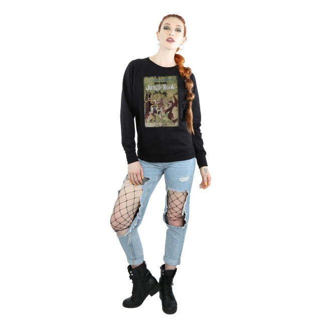 Li-cense Jungle book dames retro poster sweatshirt UTBI1982_black large