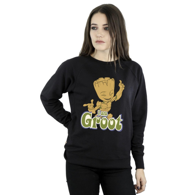 Li-cense Guardians of the galaxy dames groot dansend sweatshirt UTBI19558_black large
