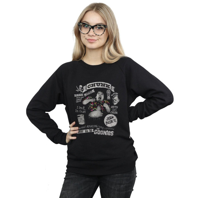 Li-cense The goonies dames chunk jerk alert sweatshirt UTBI19884_black large