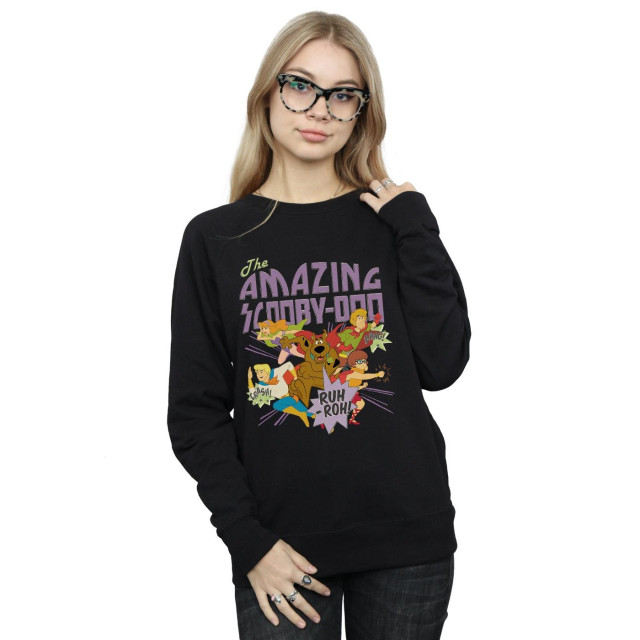 Li-cense Scooby doo dames the amazing scooby sweatshirt UTBI1980_black large
