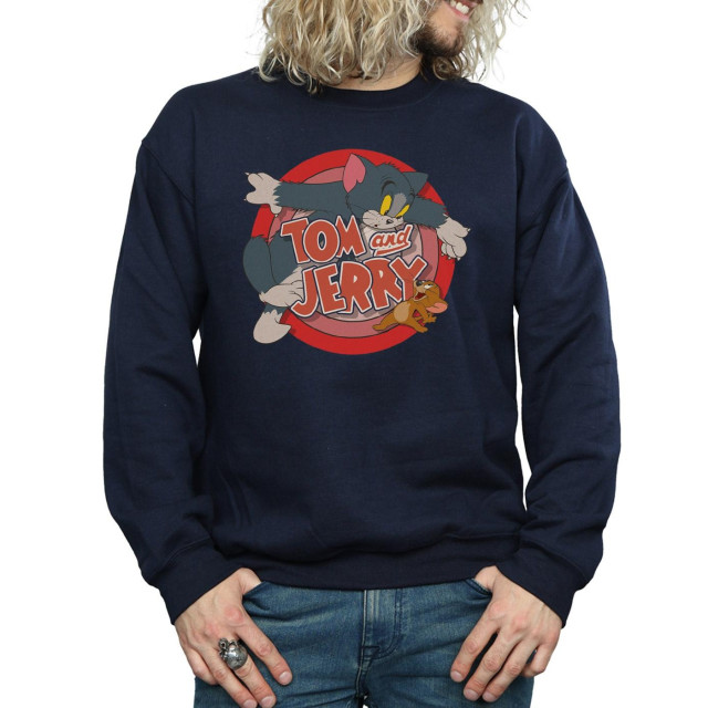 Li-cense Tom and jerry heren klassiek vang sweatshirt UTBI1940_navyblue large