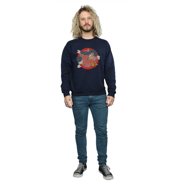 Li-cense Tom and jerry heren klassiek vang sweatshirt UTBI1940_navyblue large