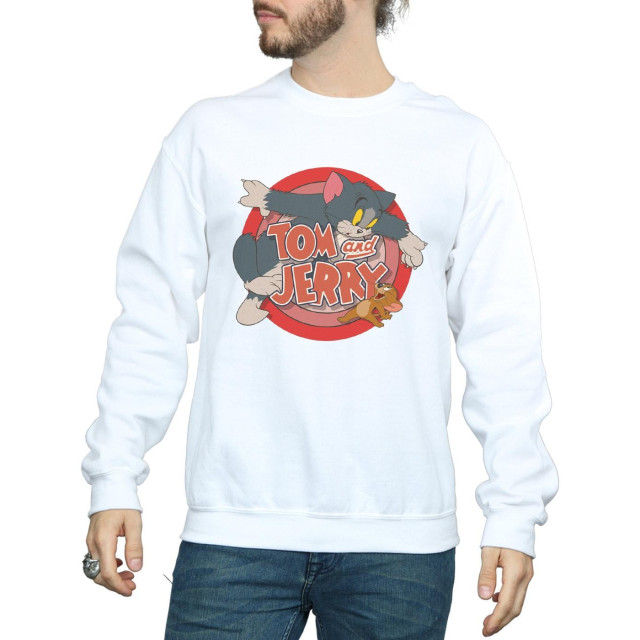 Li-cense Tom and jerry heren klassiek vang sweatshirt UTBI1940_white large