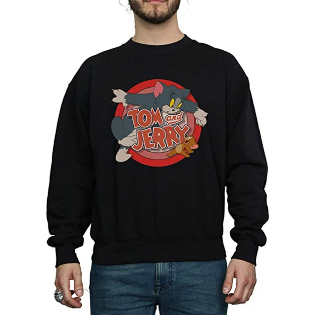 Li-cense Tom and jerry heren klassiek vang sweatshirt UTBI1940_black large