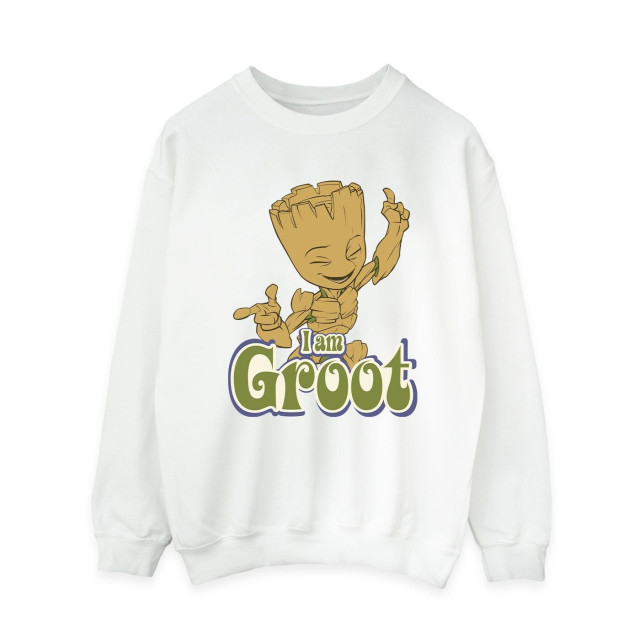 Li-cense Guardians of the galaxy dames groot dansend sweatshirt UTBI19558_white large