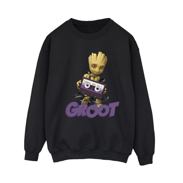 Li-cense Guardians of the galaxy dames groot casette sweatshirt UTBI19579_black large