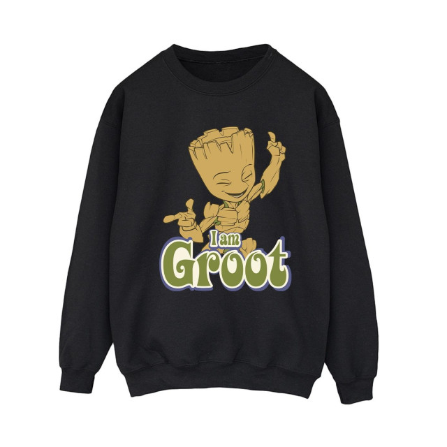 Li-cense Guardians of the galaxy dames groot dansend sweatshirt UTBI19558_black large