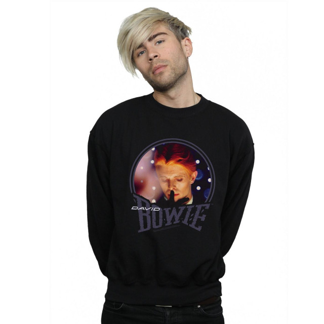 Li-cense David bowie heren sweatshirt stille lichten UTBI19284_black large