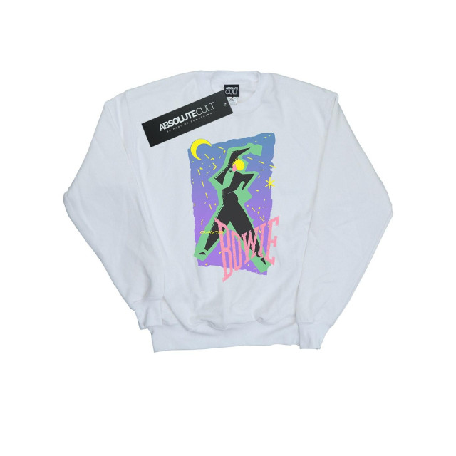 Li-cense David bowie heren maanlichtdans sweatshirt UTBI19224_white large