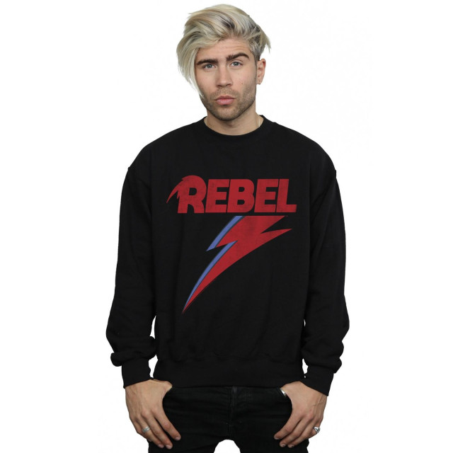 Li-cense David bowie heren distressed rebel sweatshirt UTBI19378_black large