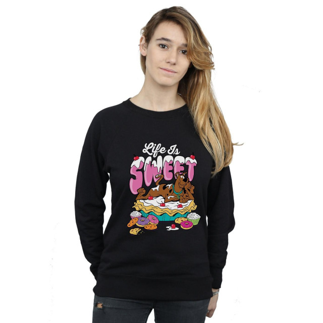 Li-cense Scooby doo dames life is sweet sweatshirt UTBI1992_black large
