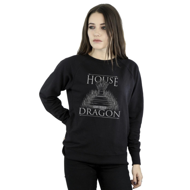 Li-cense Game of thrones: house of the dragon dames troon tekst sweatshirt UTBI20089_black large