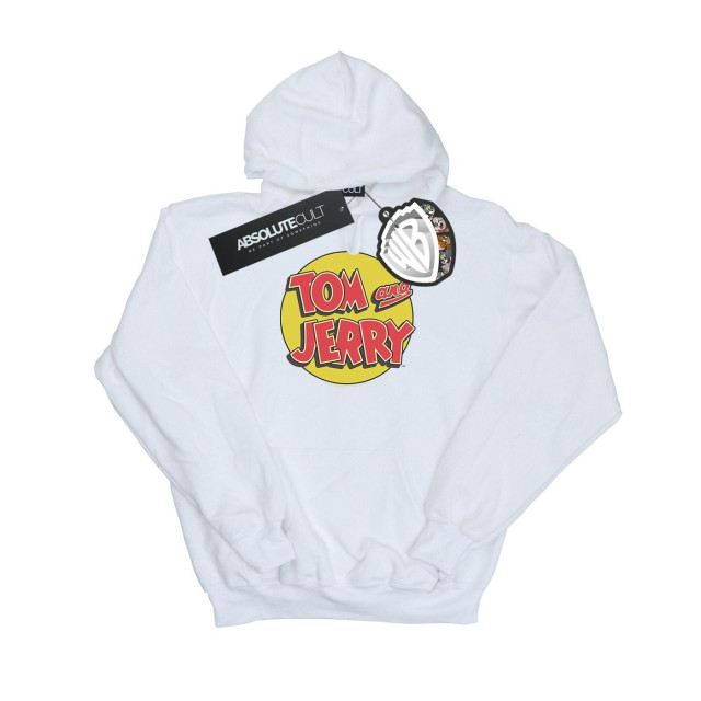 Li-cense Tom and jerry heren circle logo hoodie UTBI19264_white large